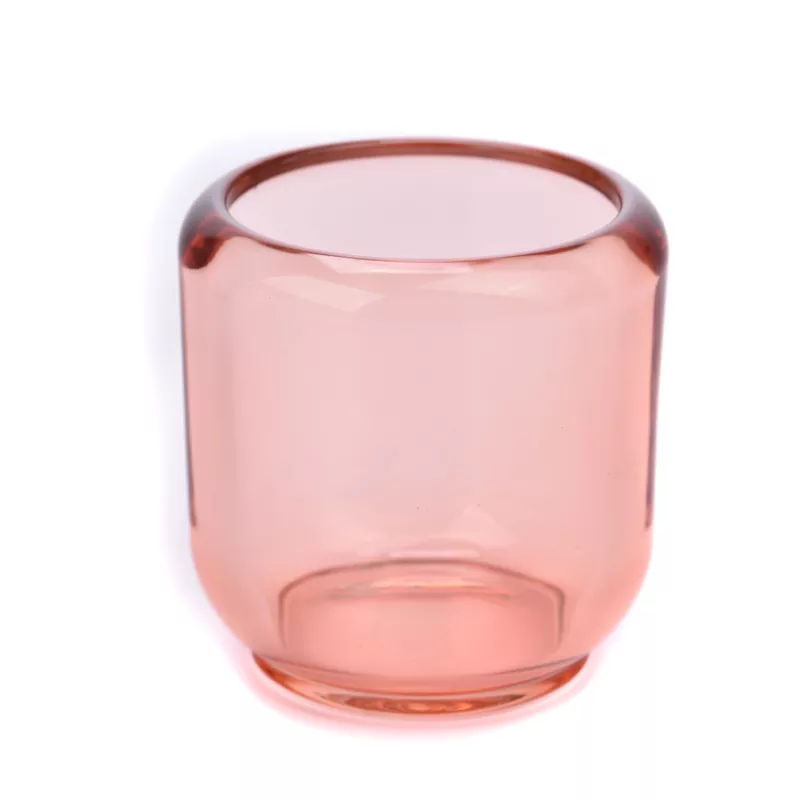 色付きガラスのキャンドルホルダー