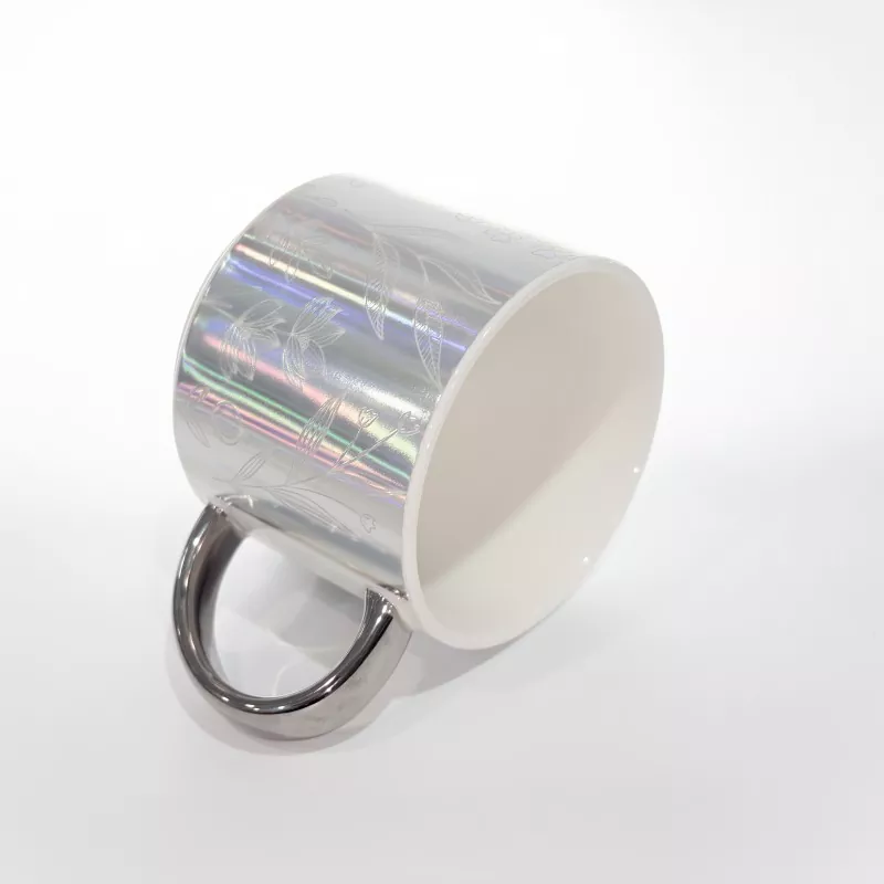電気メッキデカールセラミックマグ