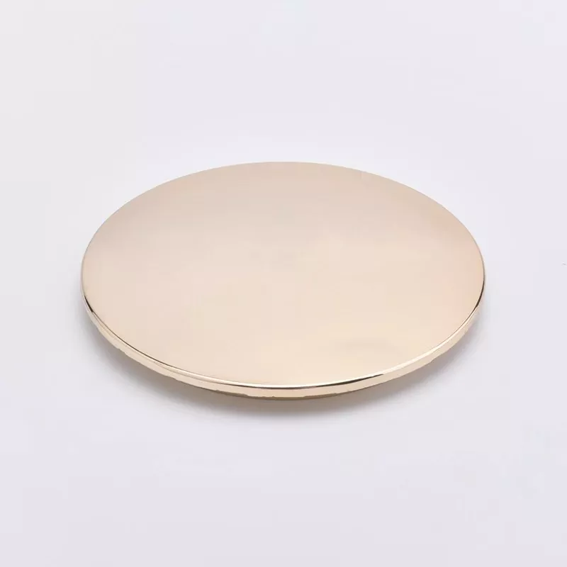 Zinc Alloy Round Disc-Shaped Aroma Diffuser Lid